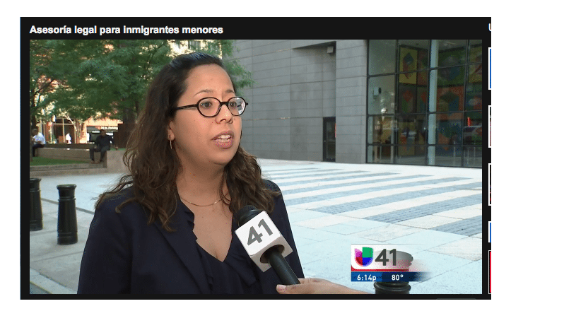 Desiree Hernandez, Supervising Attorney, featured on Univision This Morning, 6/29/15